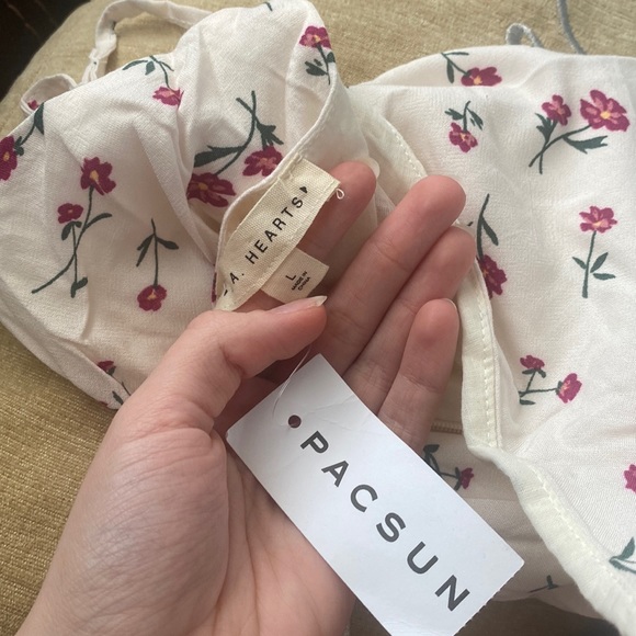 Pacsun L.A. Hearts Ivory Floral Mini Dress - Picture 5 of 5